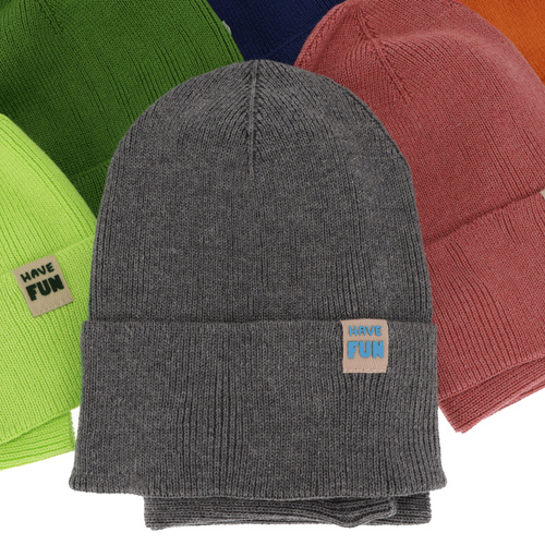 Set primăvară-toamnă pentru băieți: Căciulă și fular circular, cu bumbac, verde Ottavio