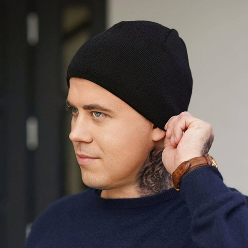 Căciulă de iarnă pentru bărbați negru Artysta