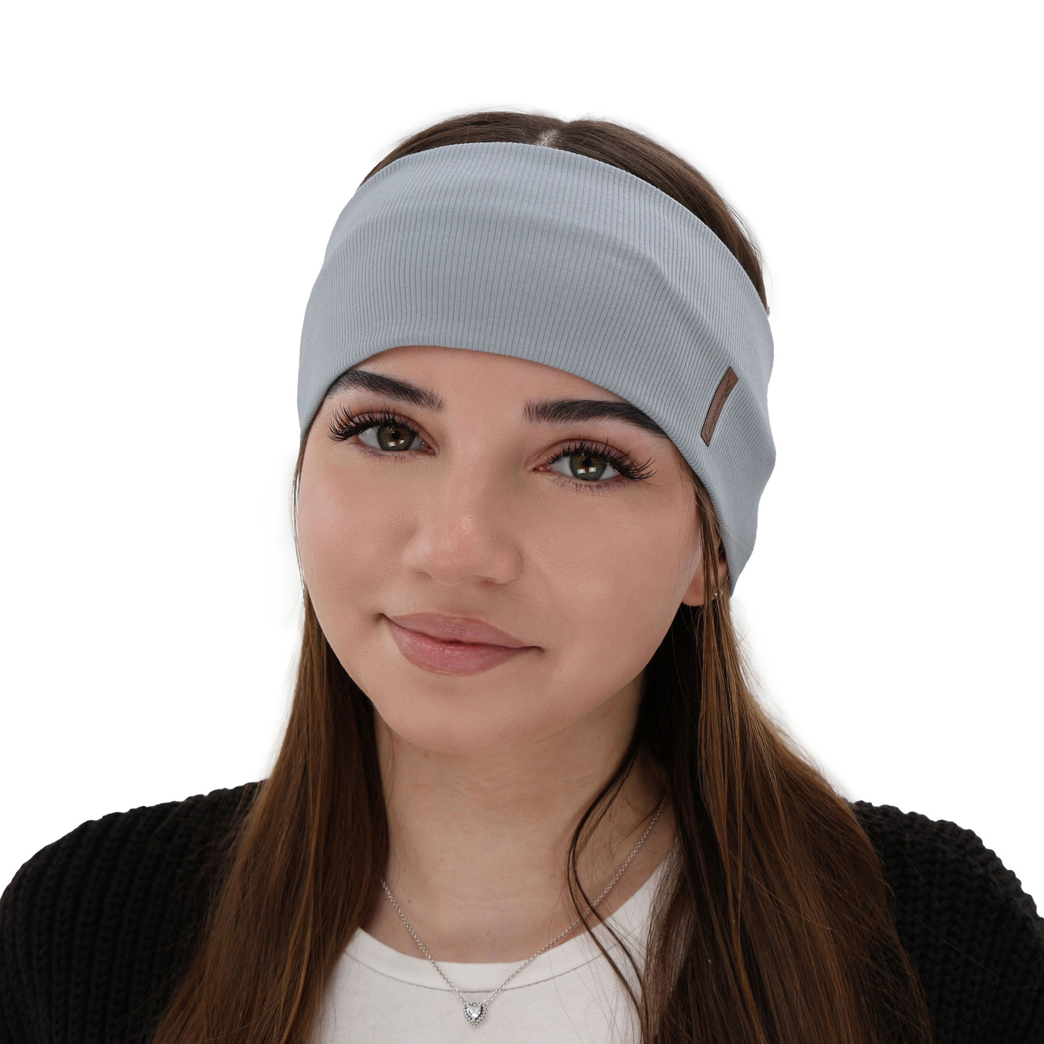 Bentiță de primăvară-toamnă pentru femei, violet, din bumbac Sharon