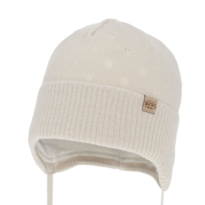 Căciulă de primăvară-toamnă pentru fete, roz, cu urechi, Froya