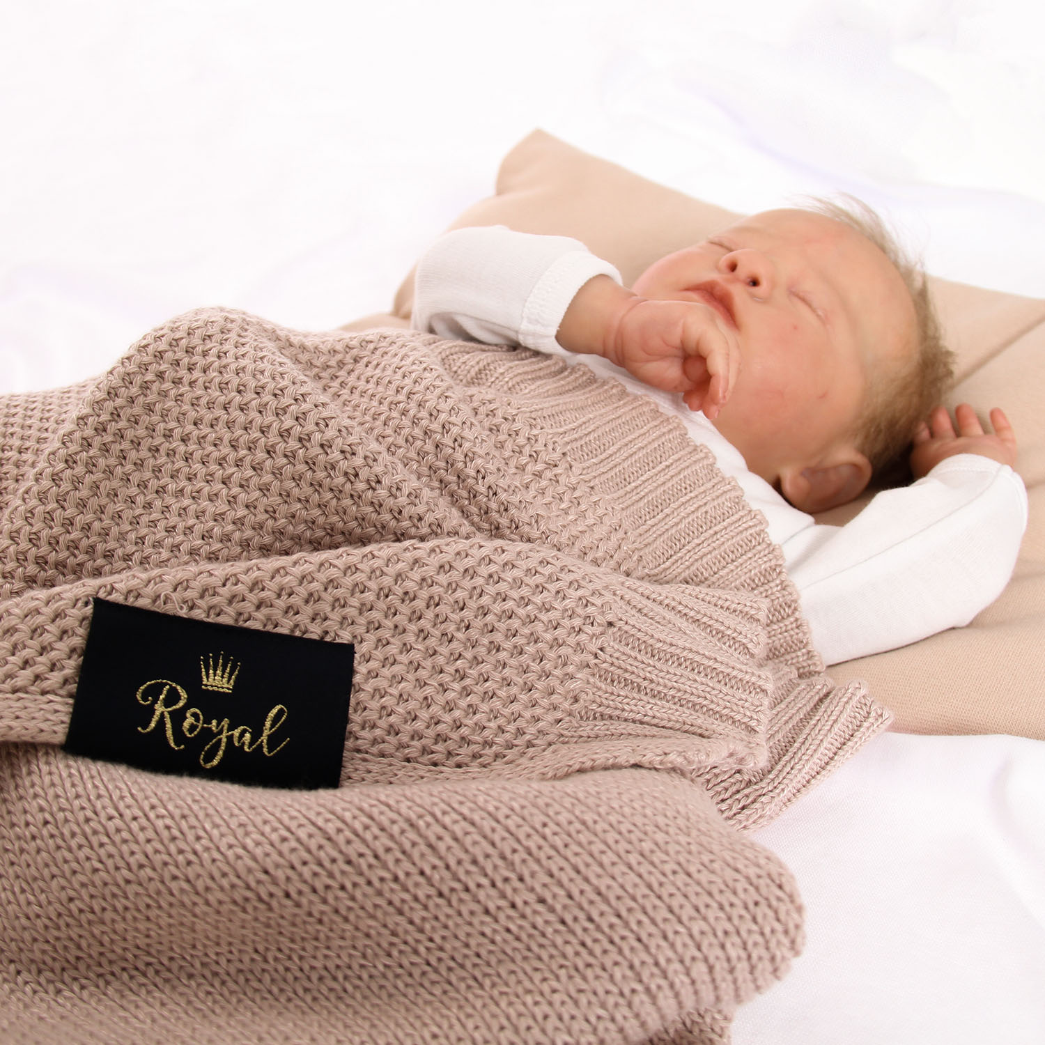 Pătură din bambus - bumbac pentru bebeluși roșie Bing