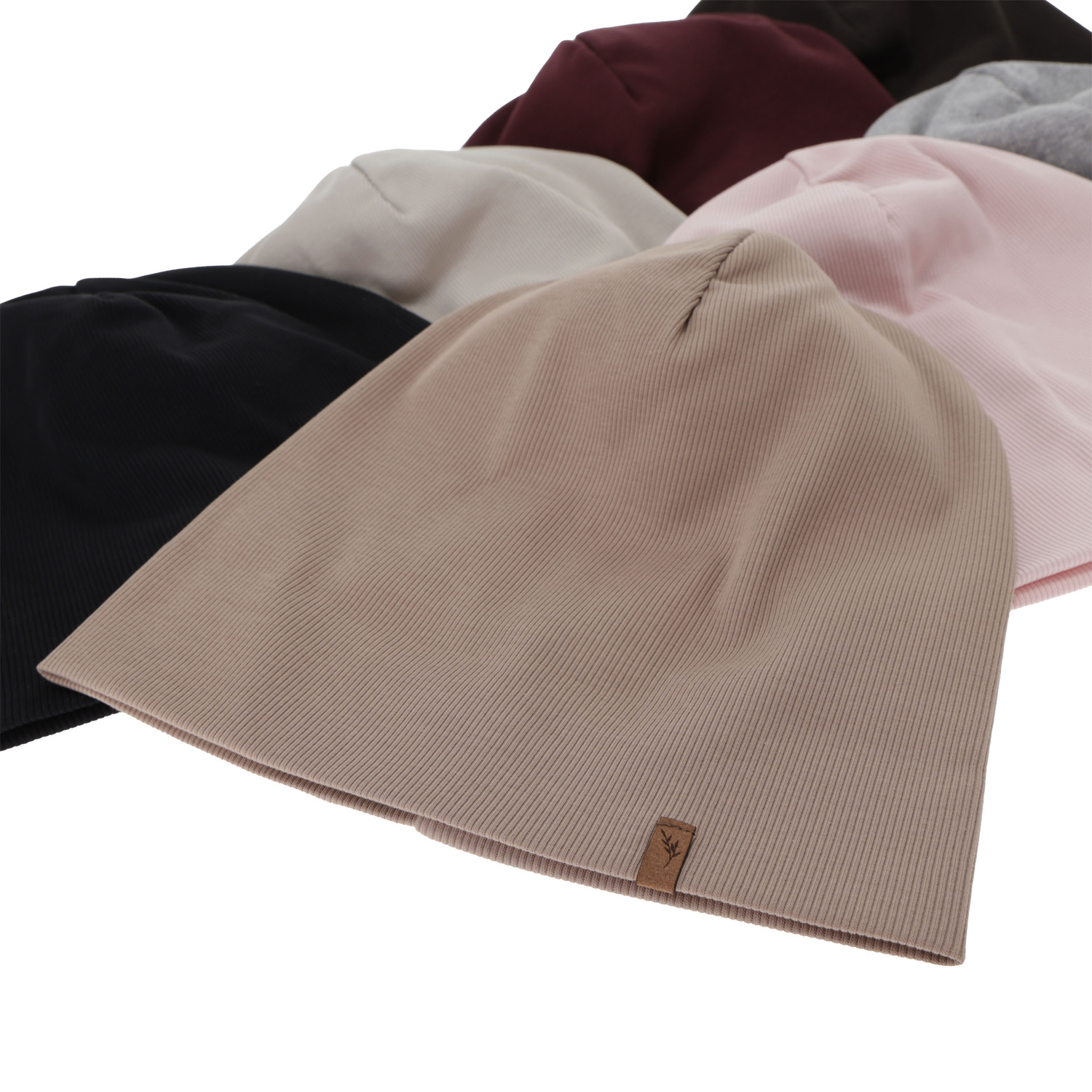 Căciulă de primăvară-toamnă pentru femei, roz, din bumbac, Zenita