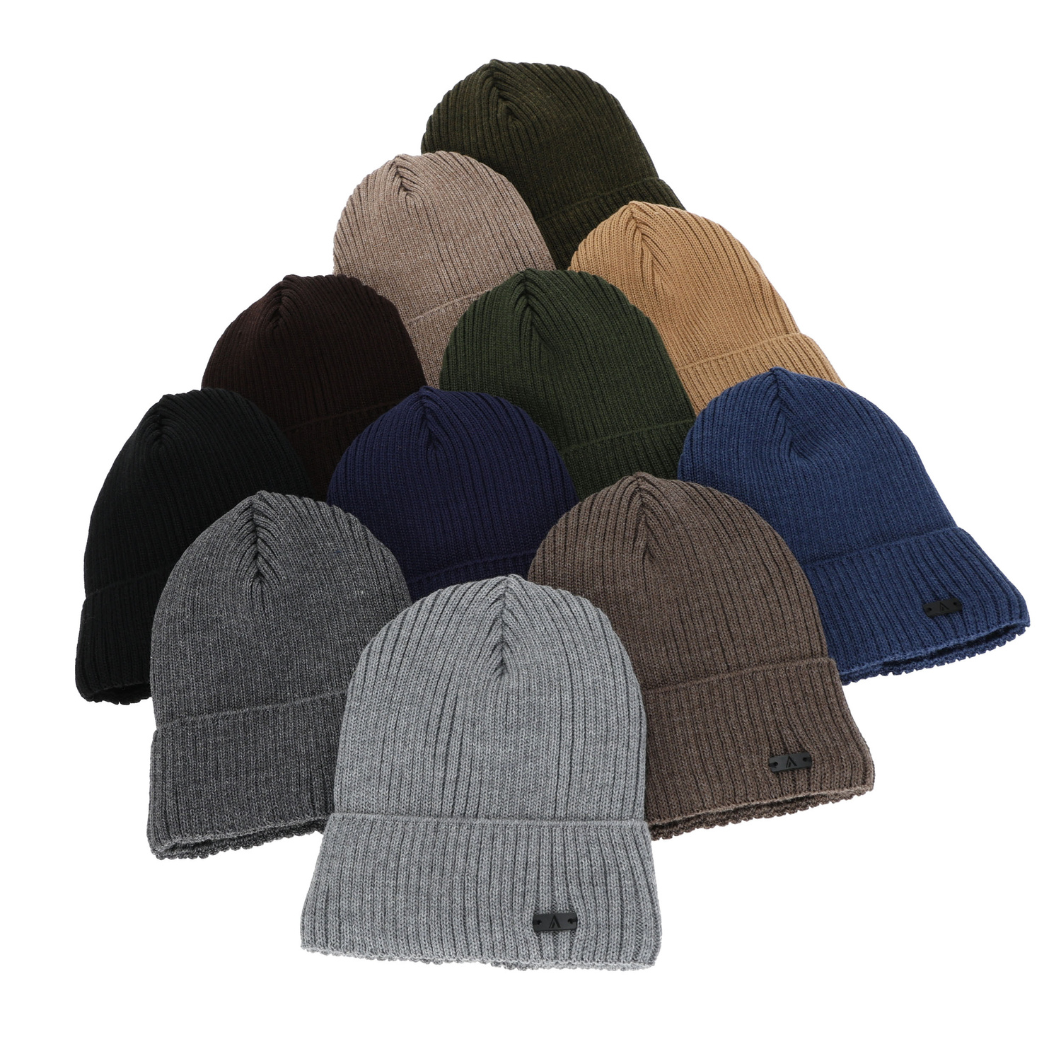 Căciulă de iarnă pentru bărbați, khaki, cu lână merino, Jeffrey