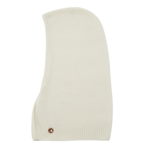 Cagulă toamnă, iarnă, pentru femei, crem, lână merino cu cașmir, Kiruna