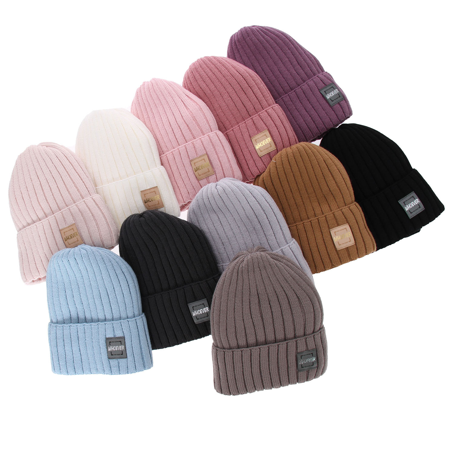 Set de iarnă pentru fete: căciulă și fular circular negru Sula