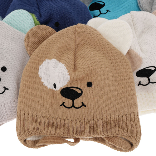 Căciulă de primăvară-toamnă pentru băieți bleu Kasper