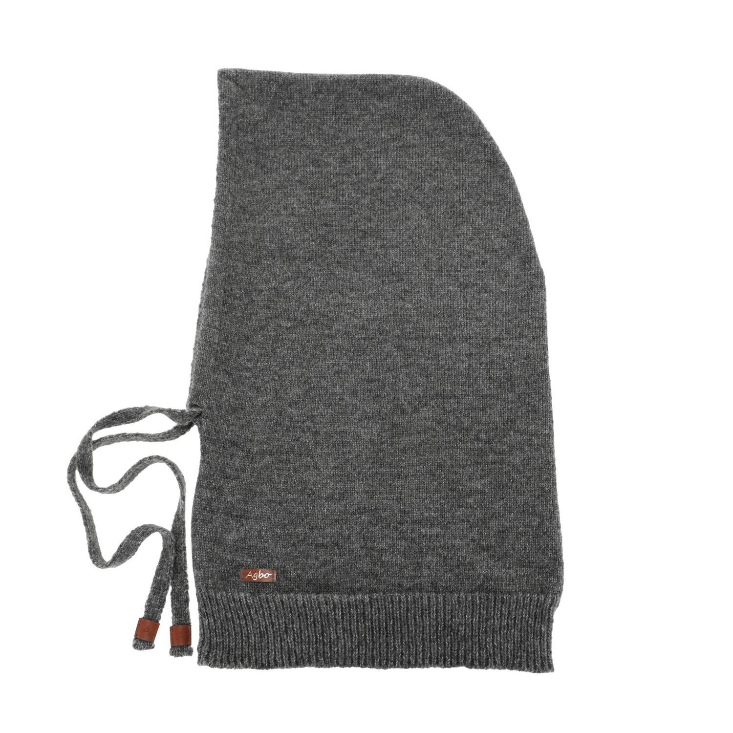 Balaclava de iarnă pentru femei, gri, cu lână, Elizabeth