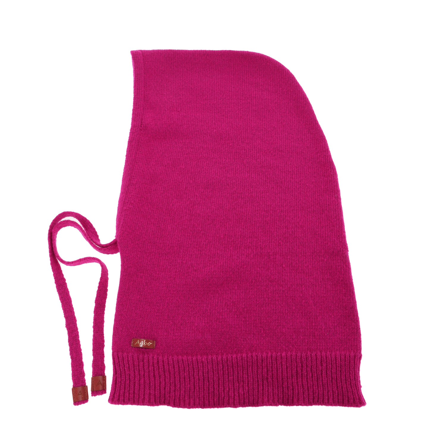 Balaclava de iarnă pentru femei, fuchsia, cu lână merino, Elizabeth