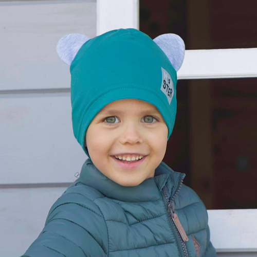 Căciulă de primăvară-toamnă pentru băieți gri Jugo