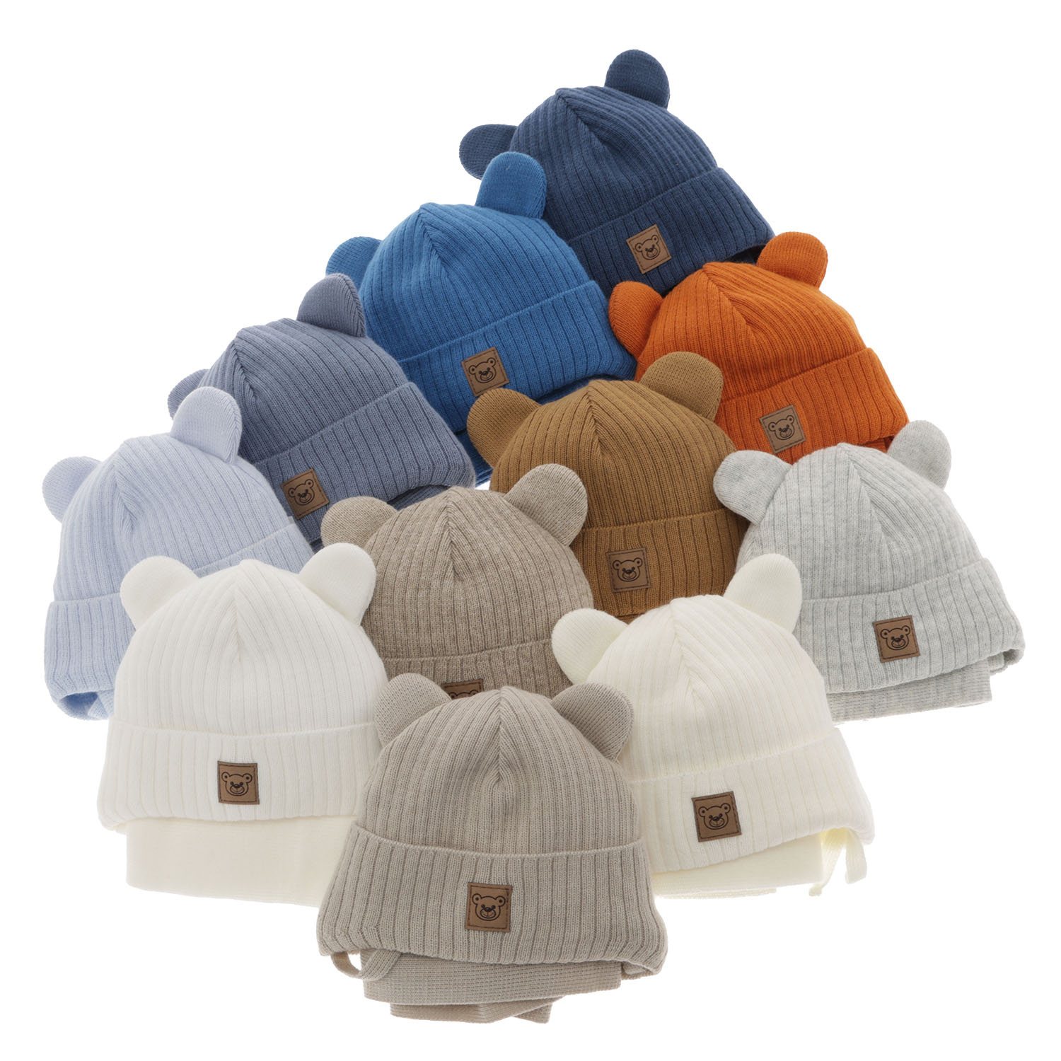 Set de iarnă pentru băieți: Căciulă și fular gri Anthony