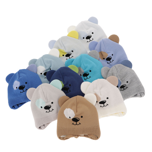 Căciulă de primăvară-toamnă pentru băieți bleu Kasper