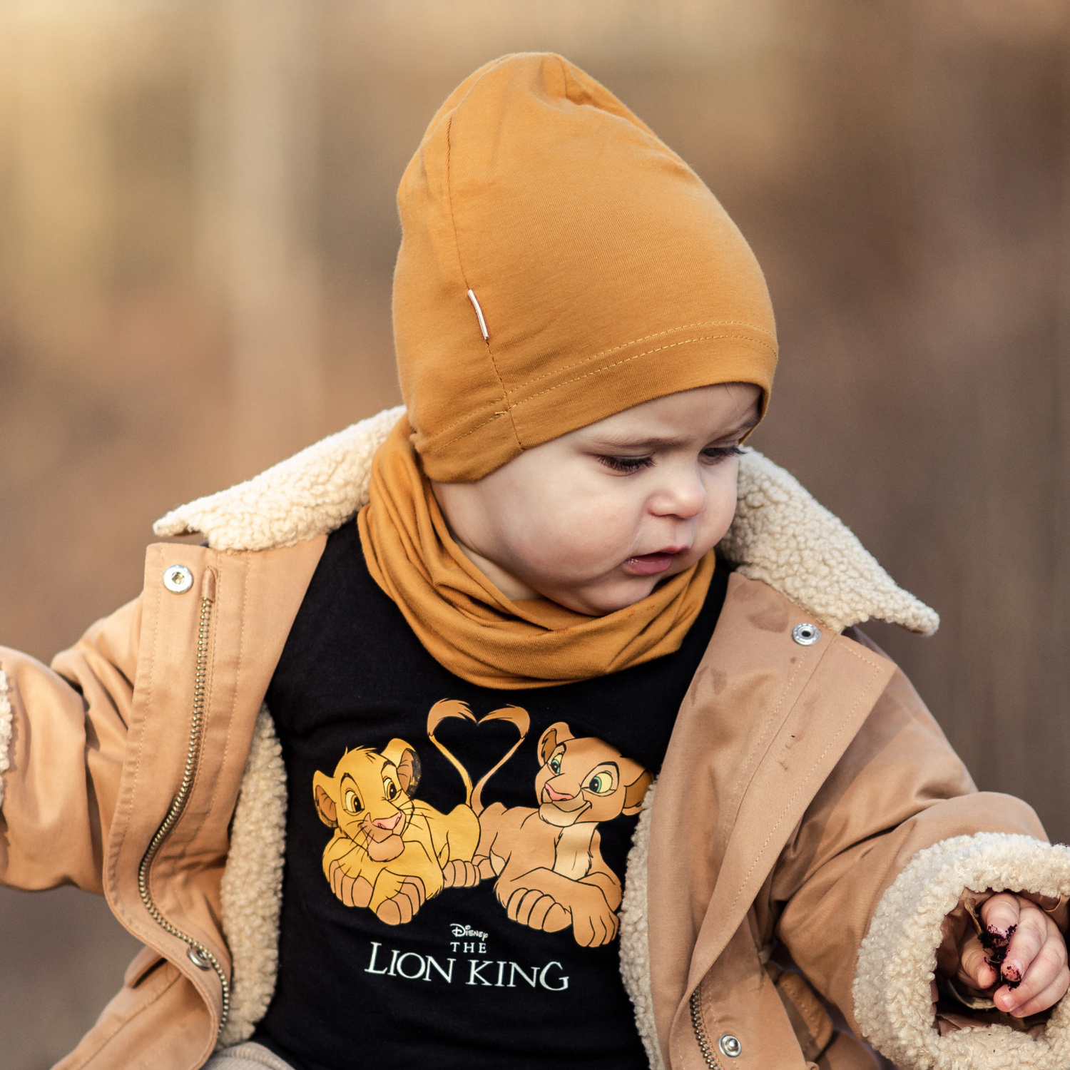 Set de primăvară-toamnă pentru fete: căciulă și fular circular mentă Hazelka