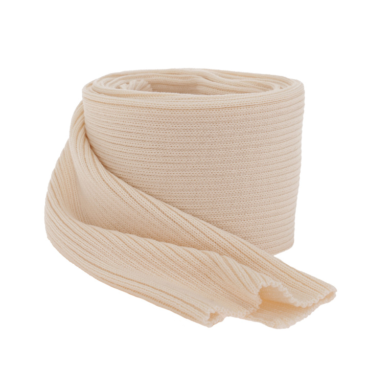 Fular de iarnă pentru femei ecru100% lână merinos extra fină Jessica