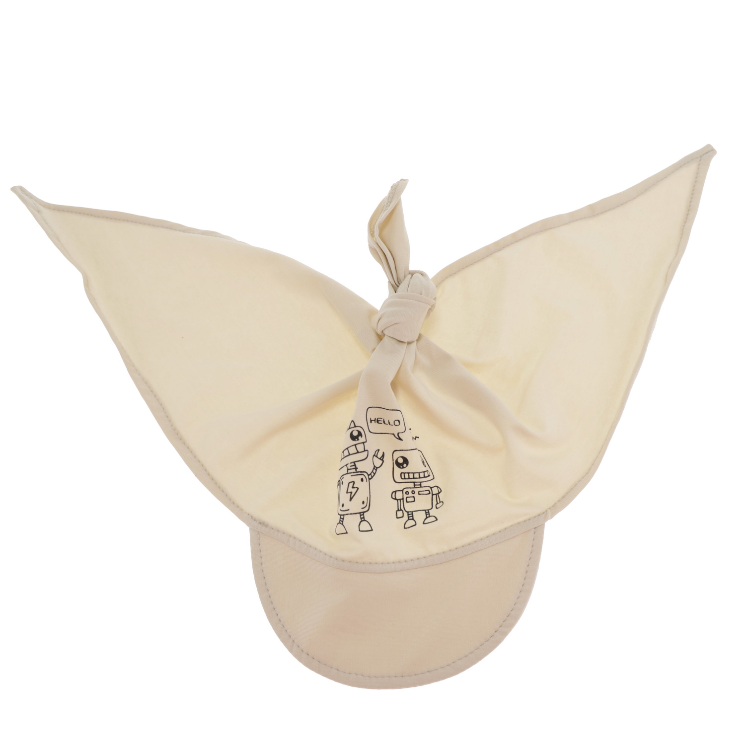 Căciulă cu cozoroc din bumbac de vară pentru băiat bej Robik