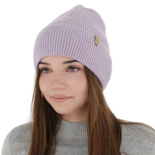 Căciulă de iarnă pentru femei, violet, cu lână merino, Tahoe