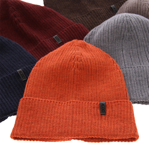 Căciulă de iarnă pentru bărbați roșu 100% lână merino extra fină Thorin