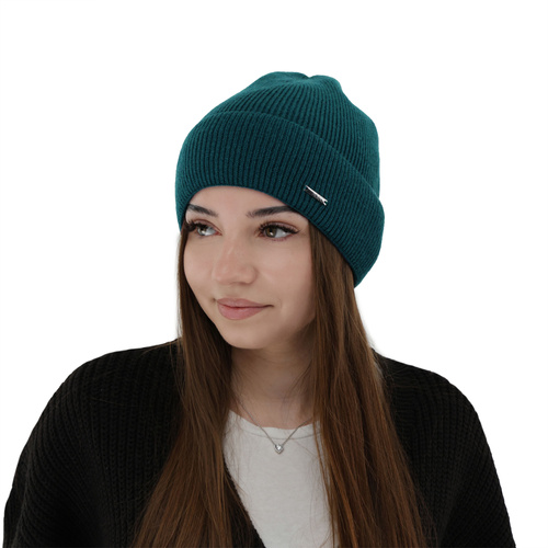 Căciulă de primăvară-toamnă pentru femei, de iarnă, roșie din lână merino cu cașmir, Sindra