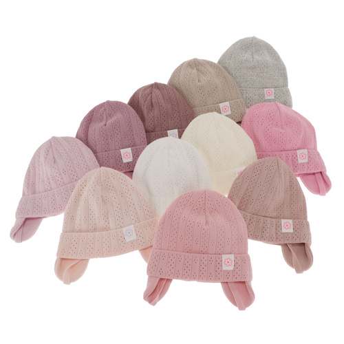 Căciulă de primăvară-toamnă pentru fete roz Lucrezia