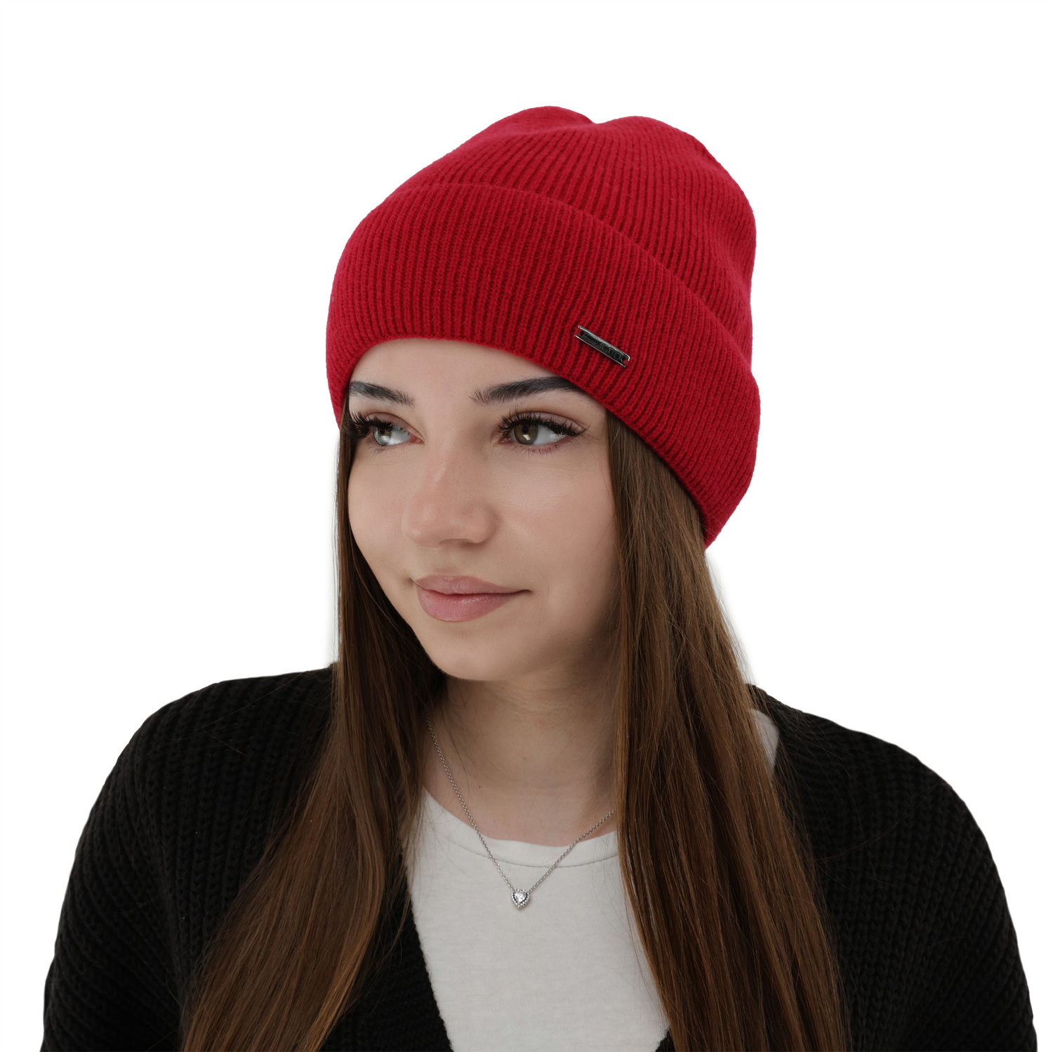 Căciulă de primăvară-toamnă pentru femei, de iarnă, bej, din lână merino cu cașmir, Sindra