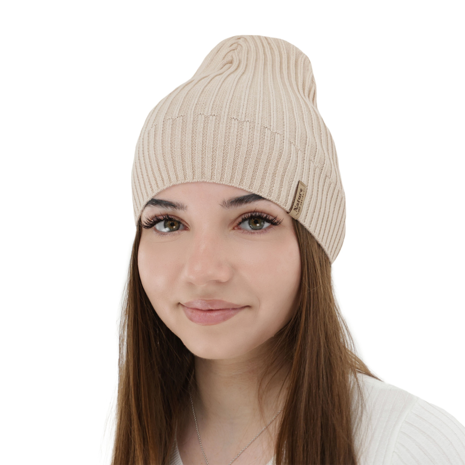 Căciulă de primăvară-toamnă pentru femei, cu bumbac, gri, Mirona