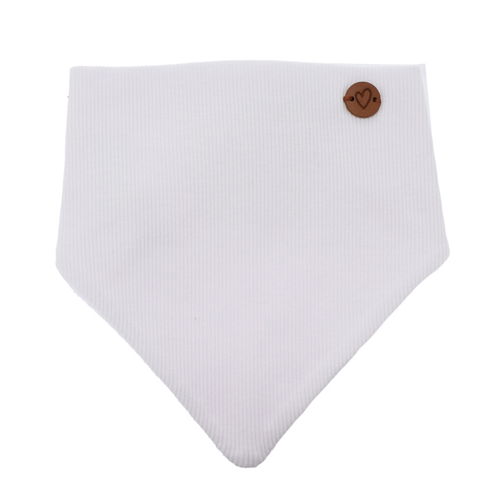 Șal primăvară-toamnă pentru fete, alb, bumbac Lucy