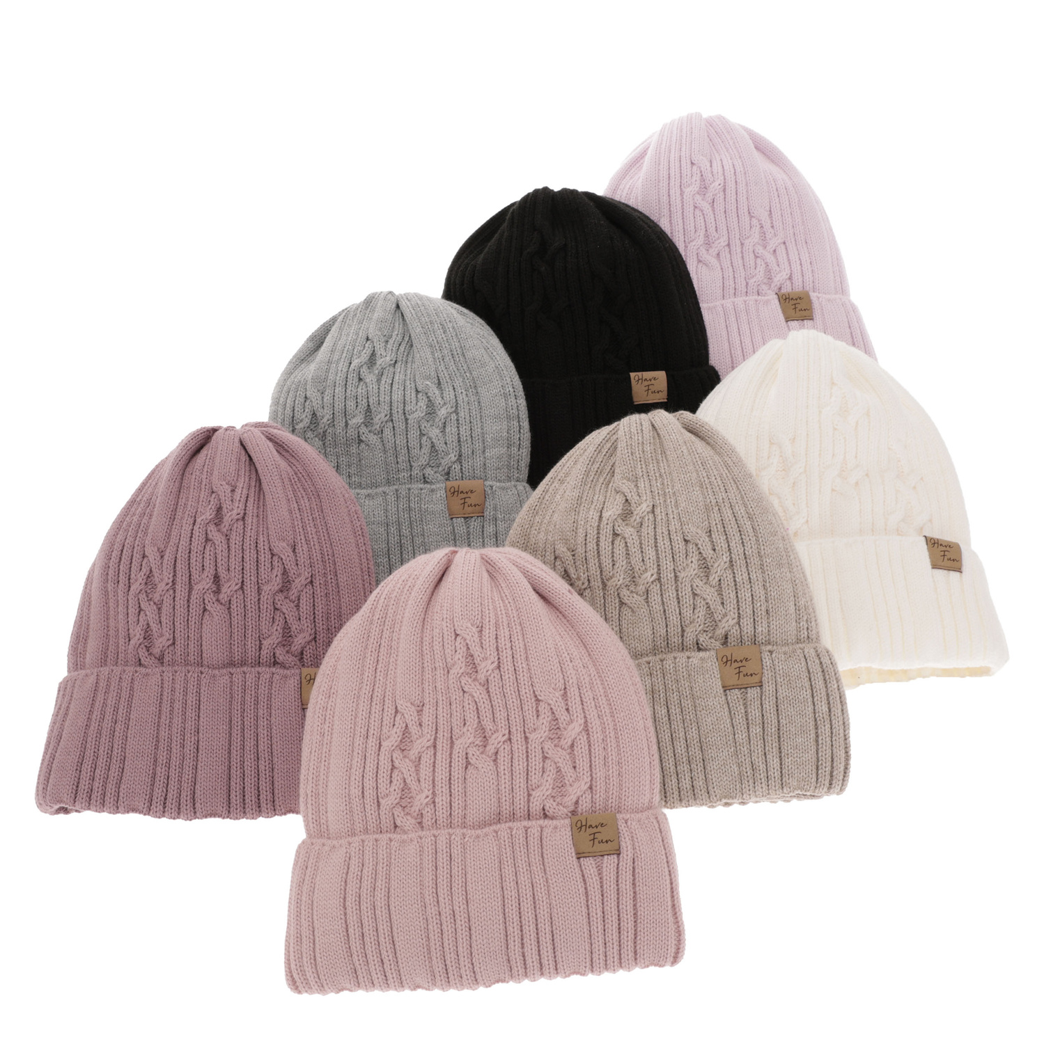 Set de iarnă pentru fete: căciulă și fular circular roz Rema