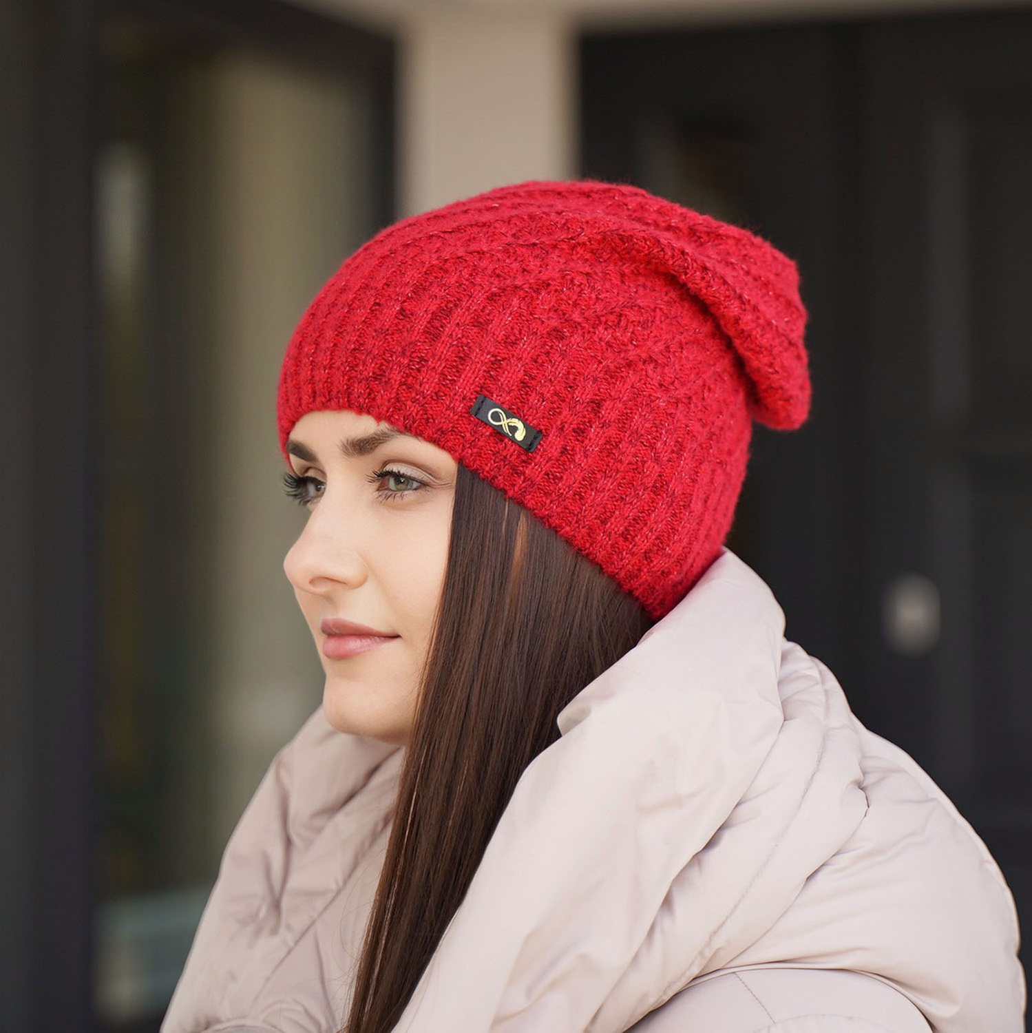 Căciulă de iarnă pentru femei din lână de miere merino Misha