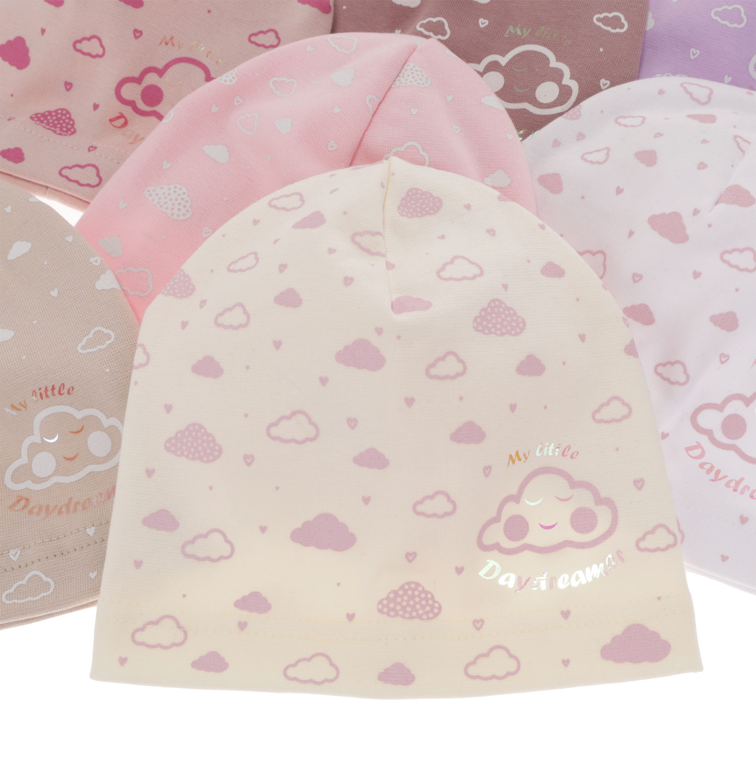 Căciulă de primăvară-toamnă pentru fete roz Klaudyna