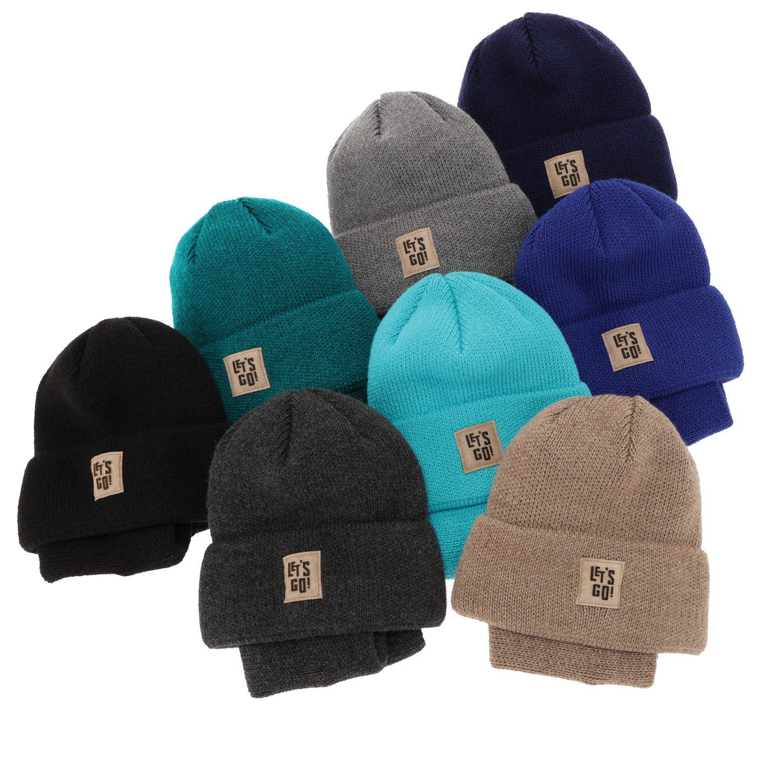 Set de iarnă pentru băieți: Căciulă și fular circular gri Joseph