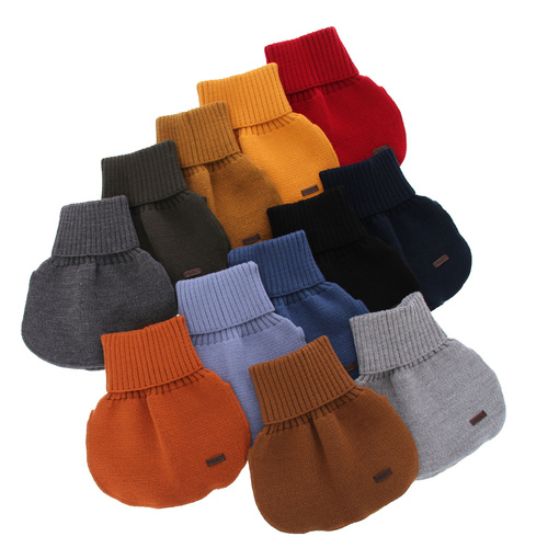 Fular circular de iarnă pentru băieți negru Gobi