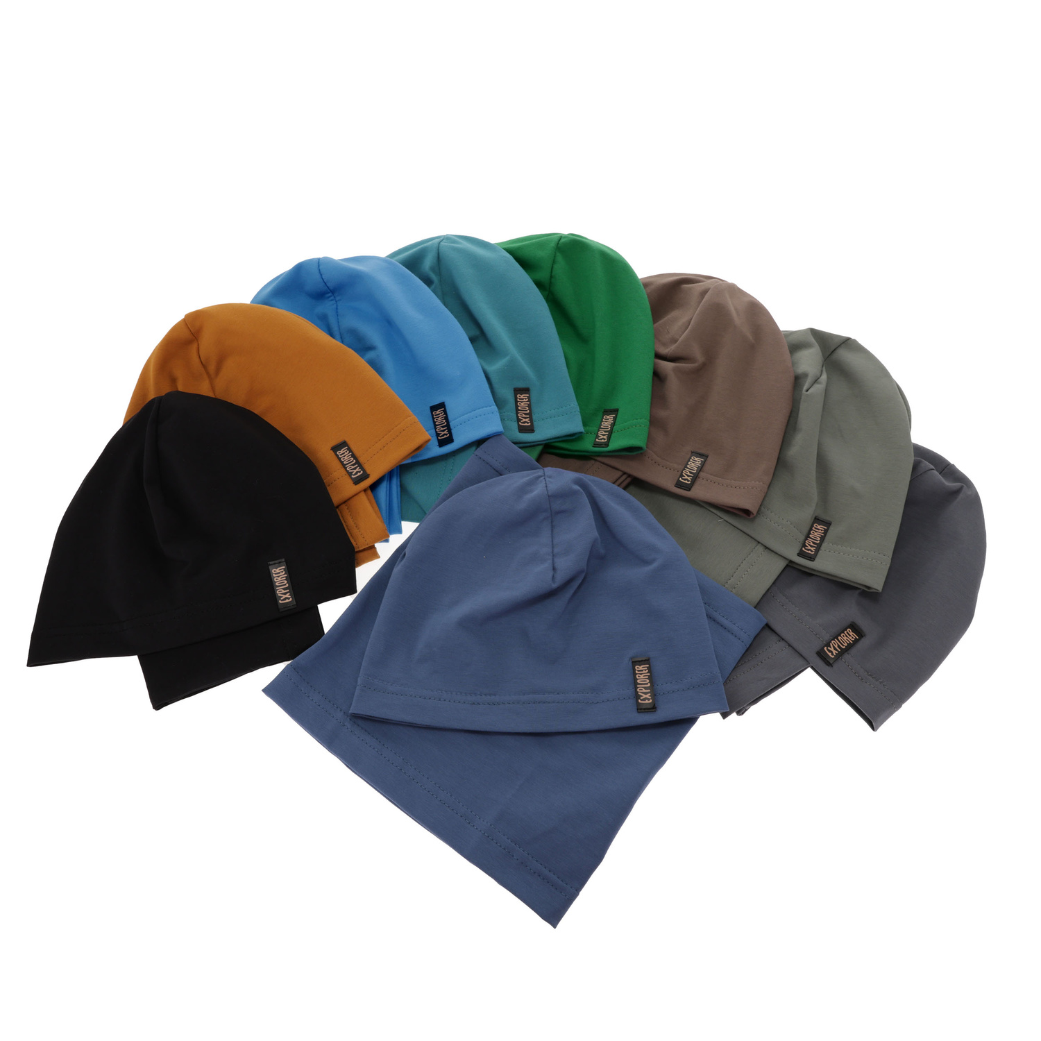 Set primăvară-toamnă pentru băieți: Căciulă și fular circular gri Hobart