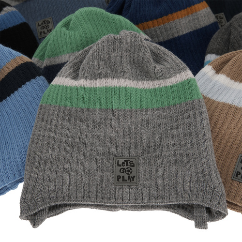 Căciulă de primăvară-toamnă pentru băieți albastră Oliver