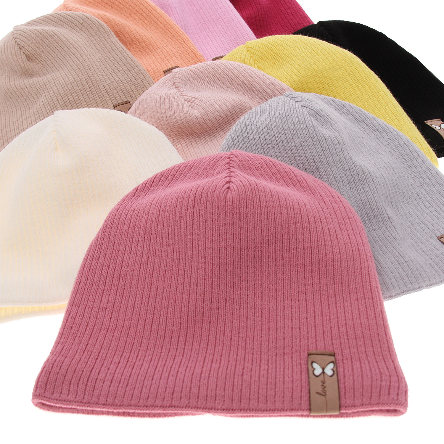 Căciulă de primăvară-toamnă pentru fete bej Rachela